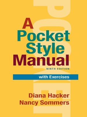 cover image of A Pocket Style Manual with Exercises